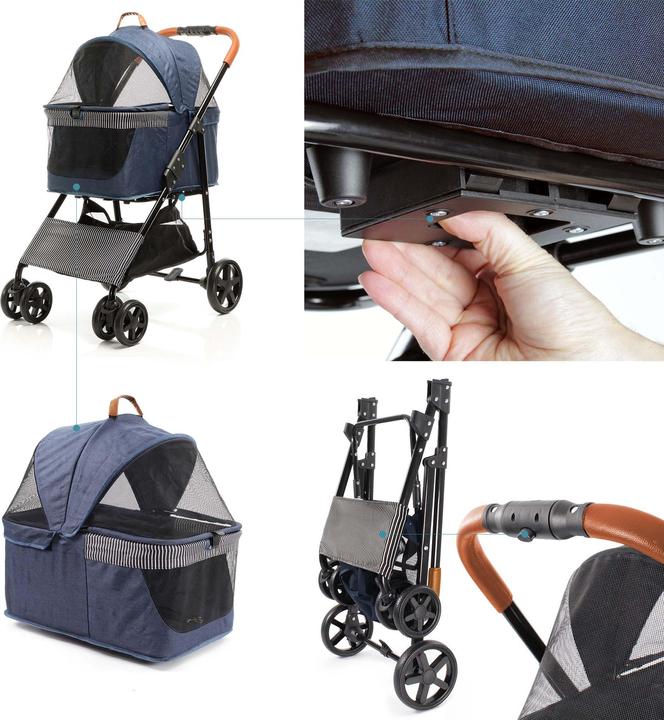 Produktbild Fudajo 2in1 Haustierwagen (Hund, Faltbar, Atmungsaktiv)