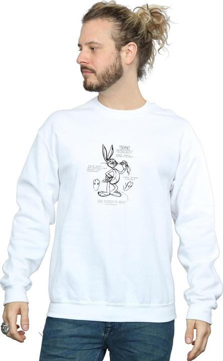 Produktbild Looney Tunes Bugs Bunny Drawing Instruction Sweatshirt (4XL)