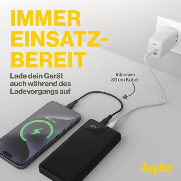 Actual product image Aqiila Powerbird B10B - Powerbank 10000 mAh, 20W - Black (10000 mAh, 20 W, 37 Wh)