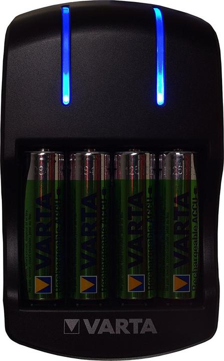 Immagine prodotto Varta caricabatterie a spina (4 pz., AA, 2100 mAh, Batteria + Caricabatterie)
