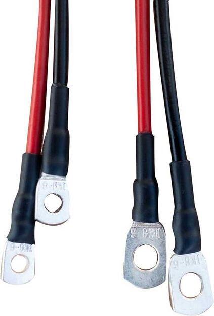 Produktbild Ective H07V-K Batteriekabelsatz rot/schwarz Grösse: M6/M8 Länge cm: 200 Querschnitt mm²: 6mm² (2 m)