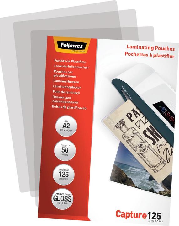Produktbild Fellowes Capture 125 (A2, 50 Stück, 125 µm)