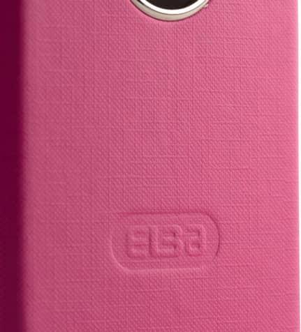 Actual product image Elba Folder smart pro, spine width: 80 mm, pink DIN A4, cover outside PP / inside paper, transparent (A4, 80 mm, 1 Piece)