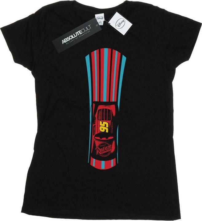 Disney Cars Lightning McQueen Stripes TShirt (S)