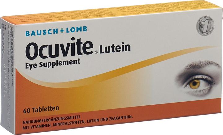 Bausch + Lomb Lutein Tablette (60 Stück, Tabletten, 55 g)