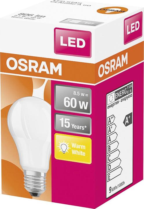 Actual product image Osram Star LED (E27, 8.50 W, 806 lm, 1 x, F)