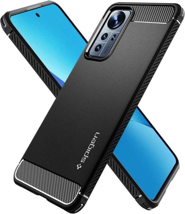 Produktbild Spigen RUGGED ARMOR XIAOMI 12 LITE MATTE Juodas (Xiaomi 12 Lite)