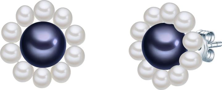 Immagine prodotto Valero Pearls Donna Fiore in argento Sterling Perle d'acqua dolce coltivate argento - 24397 (Argento 925)