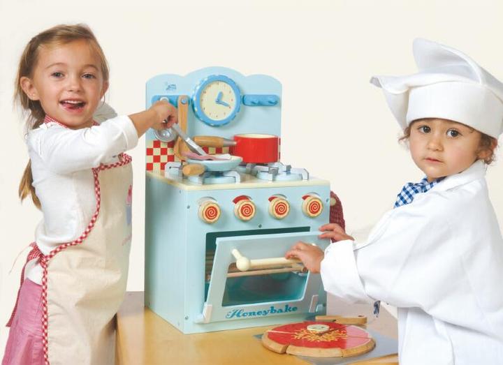 Image du produit Le Toy Van Honeybake ensemble cuisinière & four bleu
