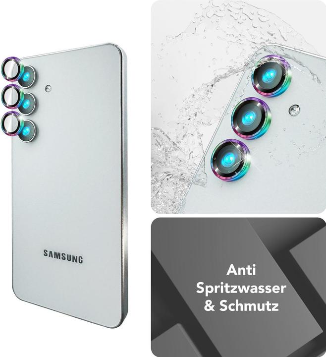 Actual product image Nalia Focus.Pro CLX - Kameraschutz Linsenglas Reflexionsfrei - Camera Lens Protector (1 Piece, Samsung Galaxy S25)