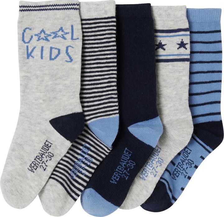 Vertbaudet 5er-Pack Jungen Socken COOL KIDS