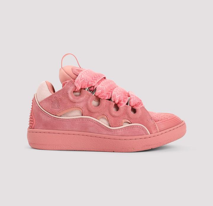 Produktbild Lanvin curb suede sneakers pink color (36)
