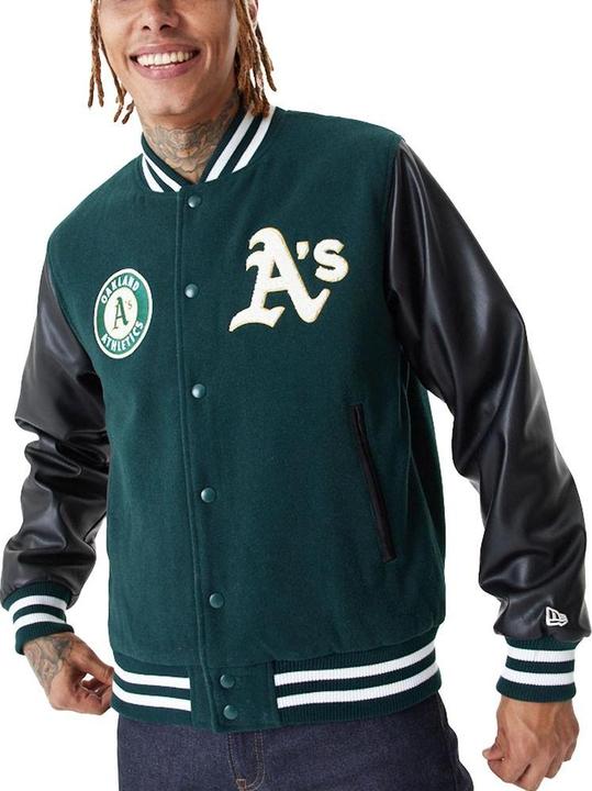 New Era Varsity College Jacke - MLB Oakland Athletics - XXL (XXL)