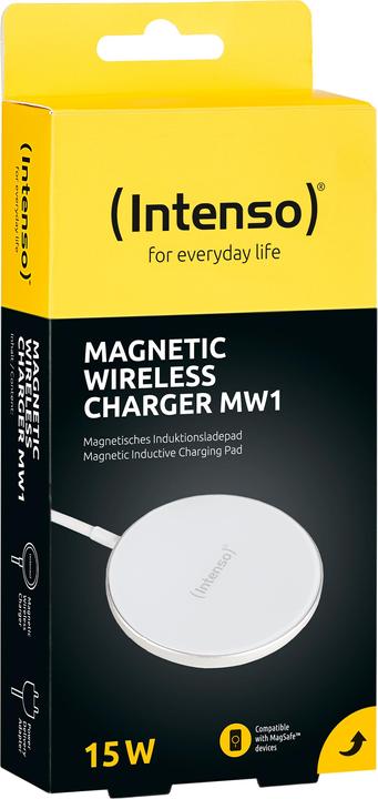 Image du produit Intenso Chargeur magnétique sans fil MW1 blanc (15 W)