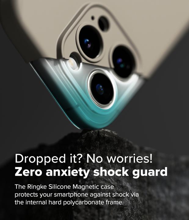 Actual product image Ringke Case for iPhone 16 Pro Max SILICONE MAGNETIC STONE (Apple iPhone 16 Pro Max)