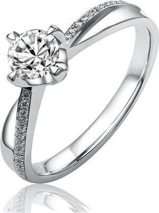 Silvego Silver engagement ring SHZR302 - Circuit: 57 mm (57)