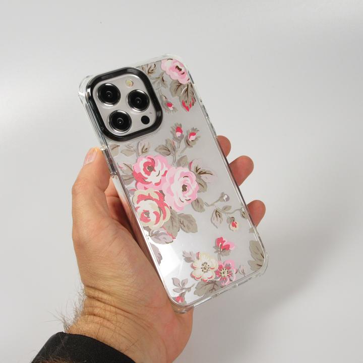 Actual product image PhoneLook Cover Tight rubber silicone with reinforced corners blooming rose (Apple iPhone 15 Pro Max)