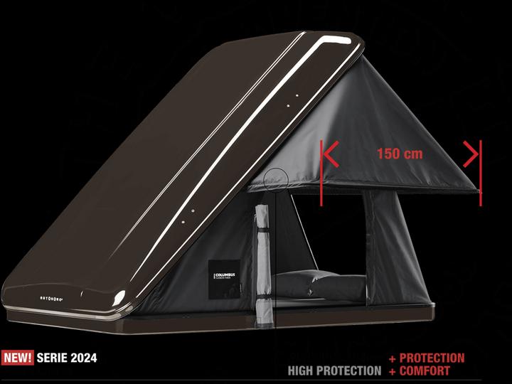 Autohome Columbus Carbon Fiber Dachzelt (Modell 2024) (Dachzelt)