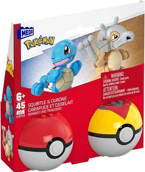 Produktbild MEGA PokÃ©mon 2er PokÃ©ball Set - Schiggy und Tragosso