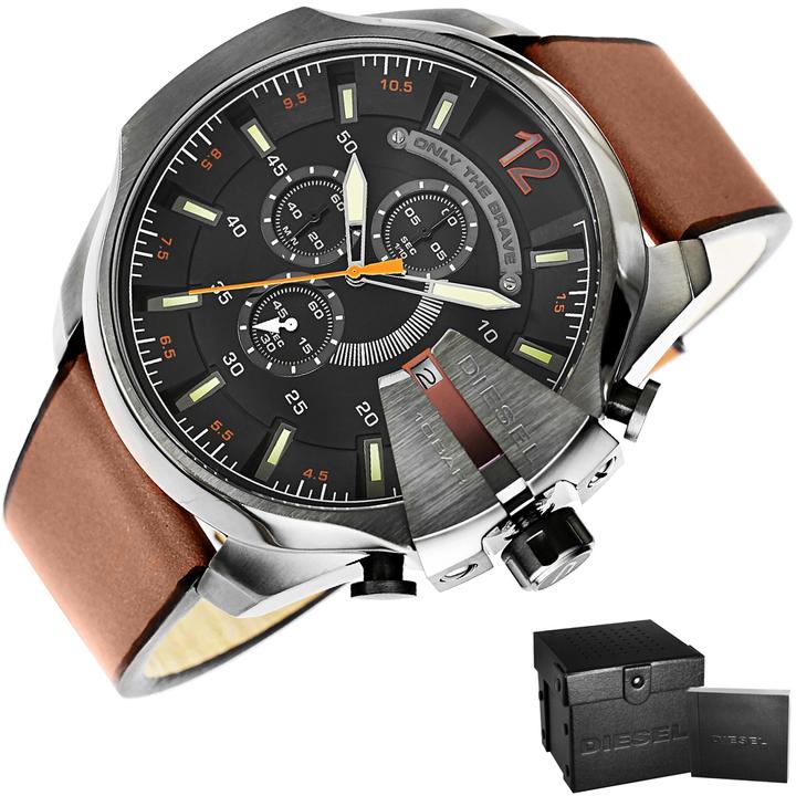 Actual product image Diesel Mega Chief (Analogue wristwatch, Chronograph, 51 mm)