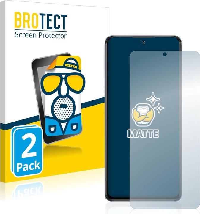 Image du produit BROTECT Film de protection antireflet Protection d'écran mat (2 pièce(s), Xiaomi Redmi Note 10 Pro Max)