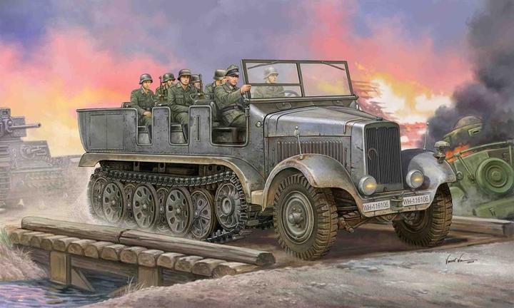 Produktbild Trumpeter German Sd.Kfz.6 Halbkettenzugm. Artill.