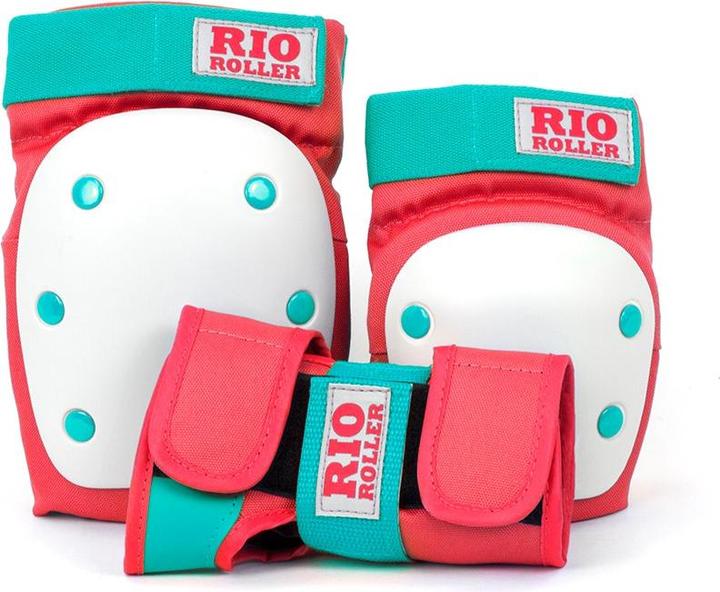 Immagine prodotto Rio Roller Set di cuscinetti tripli (M, Protezioni per i polsi, Ginocchiera, Esemplare unico)