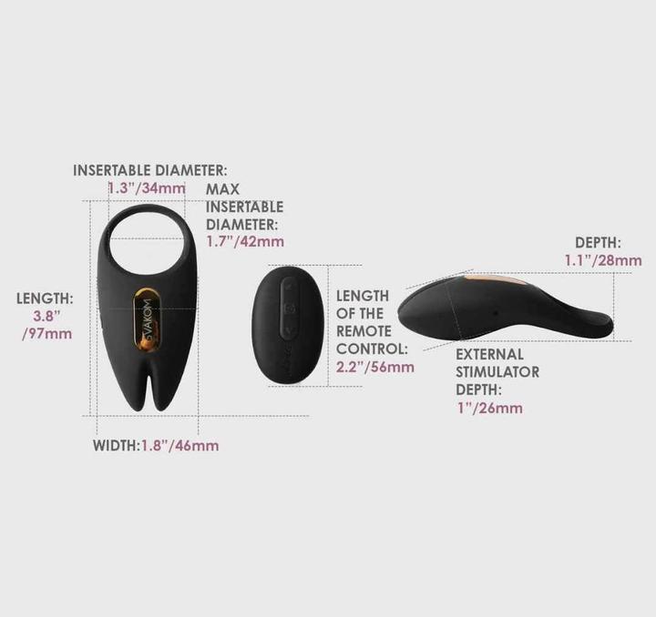Actual product image Svakom Winni 2 App Controlled Penis Ring (3 cm)