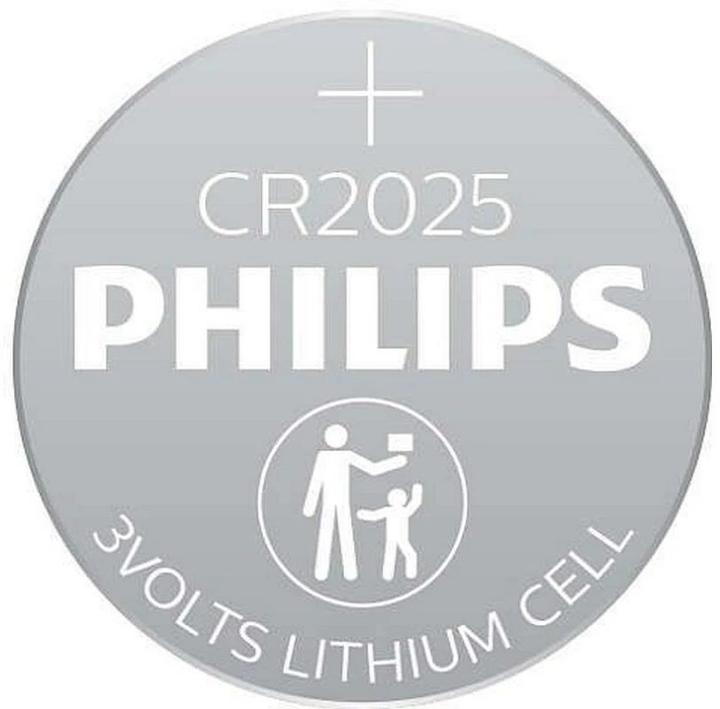 Produktbild Philips CR2025P2/01B - Lithium Batterien Knopfzelle - 2 Stück - 3 V (2 Stk., CR2025, 150 mAh)