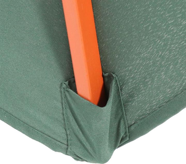 Actual product image Mendler Parasol Florida, Ø 3,5m Polyester/Wood 7kg - green (3.50 m)