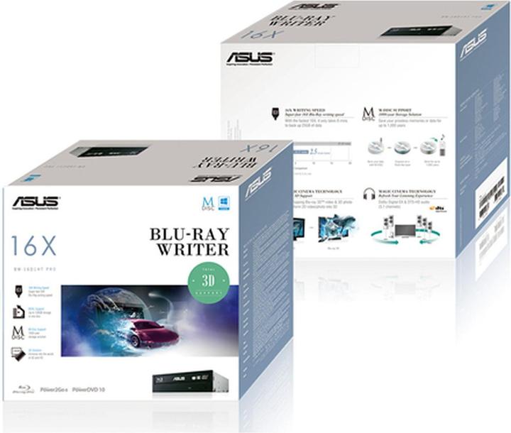 Image du produit ASUS Bw-16d1ht/G (Graveur de CD, Graveur de DVD, Graveur Blu-ray)