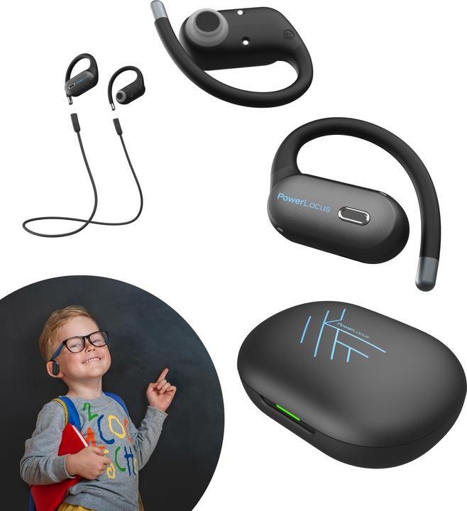 Actual product image PowerLocus Jumpy Open Ear Bluetooth-Kinderkopfhörer