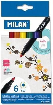 Immagine prodotto Pennarello per tessuti, 6 colori (157729) (Colorato, 4 mm, 1 x)