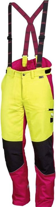 Produktbild L+D Forstschutzhose Komfort Grösse 48 neongelb/rot (48)