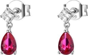 Produktbild Brosway - Passion Ruby Fancy Cubic Zirconia Silver Dangle Earrings FPR119