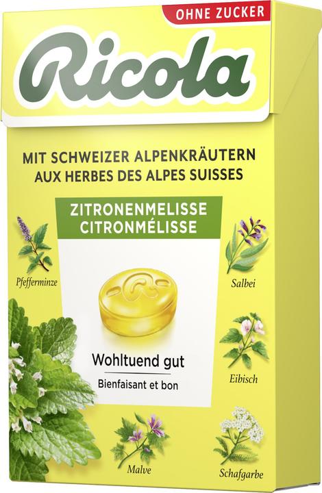 Image du produit Ricola citron mélisse bonbons sans sucre avec stevia pastilles (1 pcs, 50 g)