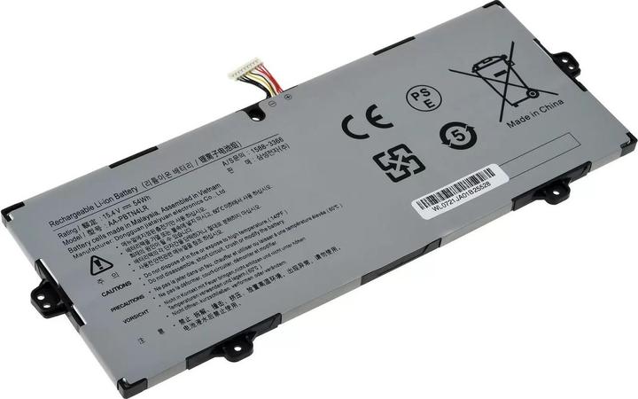 Produktbild AccuCell Akku Samsung NP940X3M-K01us, NT950SBE-X716, Typ AA-PBTN4LR u.a. (3500 mAh)