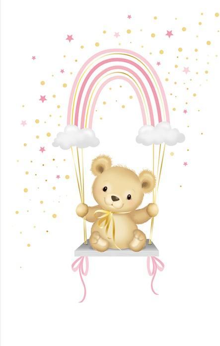 Actual product image Card Group Karte Pink Rainbow Teddy