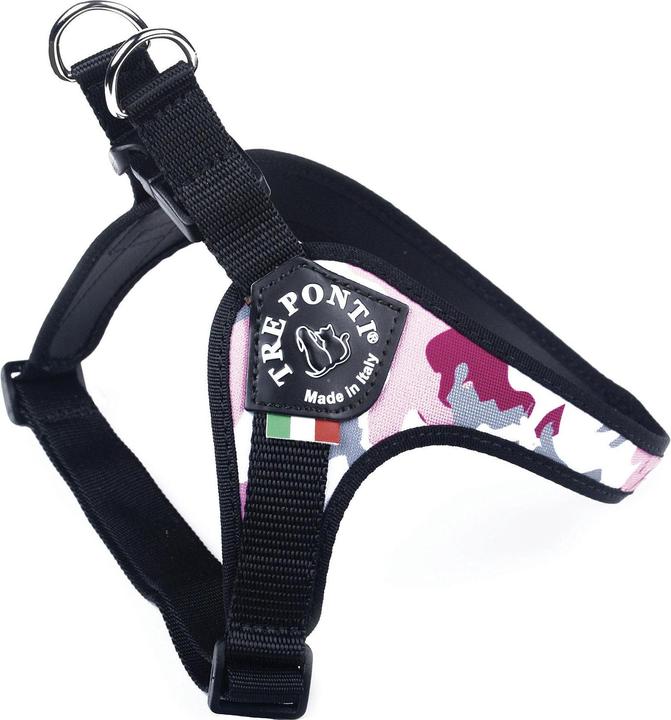 Produktbild Tre Ponti Geschirr pink-camo, Gr.1.5 (S, Hund, Spazieren)