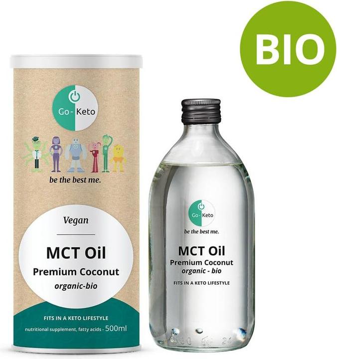 Produktbild Go-Keto Bio MCT-Öl Keto Premium Kokosnuss C8/C10 (1 Stück, Flüssigkeit)