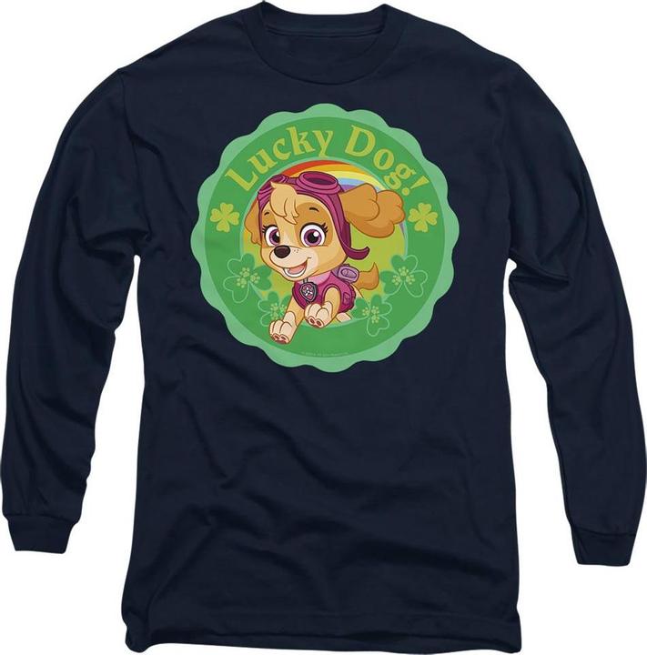 Paw Patrol Lucky Dog TShirt St PatricksTag (L)