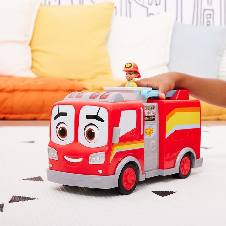 Actual product image Spin Master Firebuds Interactive Firetruck Bo And Flash
