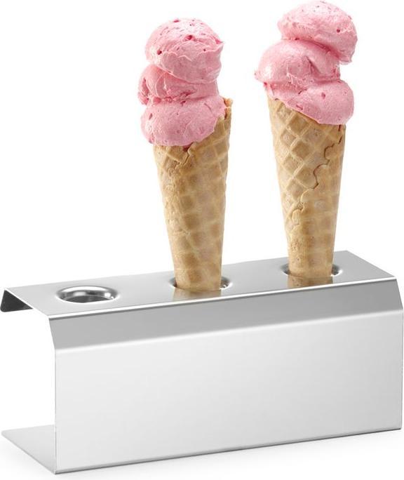 Produktbild Hendi Eiswaffelständer Edelstahl öcher