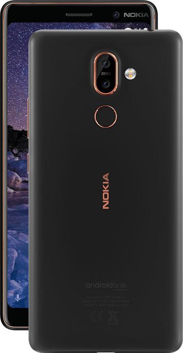 Produktbild Nokia 7 Plus (64 GB, Black, 6", Single SIM, 12 Mpx, 4G)