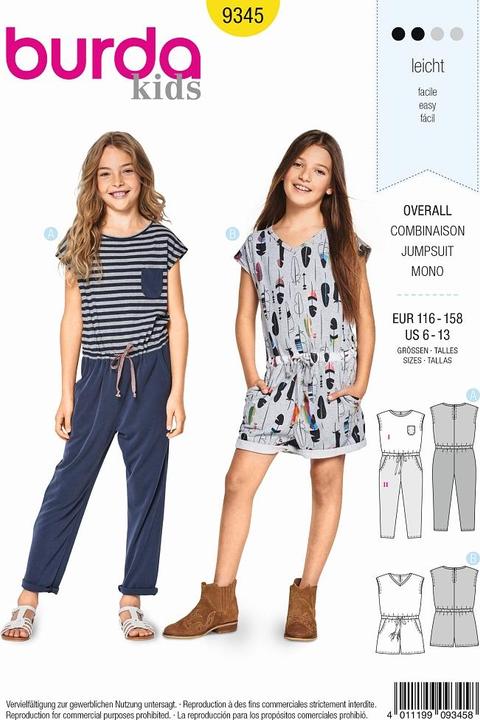 Schnittmuster Overall
