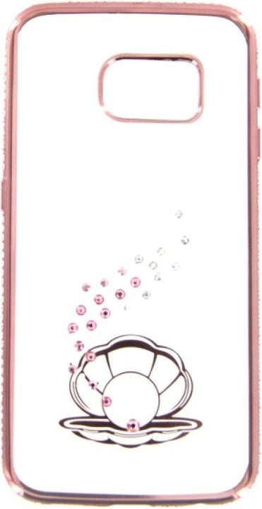 Produktbild OEM TPU Case Bling Samsung S6 Edge - Seashell rosegold (Samsung Galaxy S6 Edge)