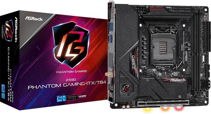 AsRock Z590 Phantom Gaming (LGA 1200, Intel Z590, Mini-ITX)