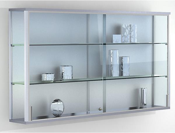 Image du produit kaiserkraft Vitrine murale LINK (150 x 20 x 80 cm)