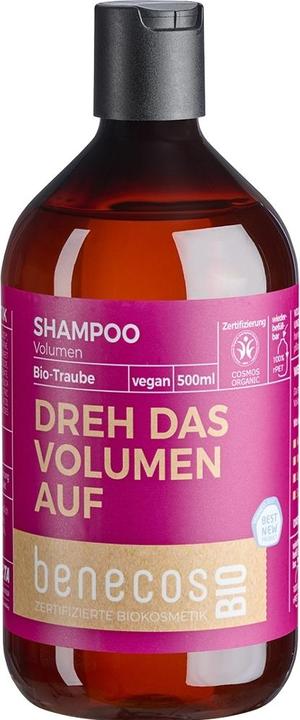 Actual product image Benecos BIO Volume Shampoo Grape - 500ml - (500 ml, Liquid shampoo)