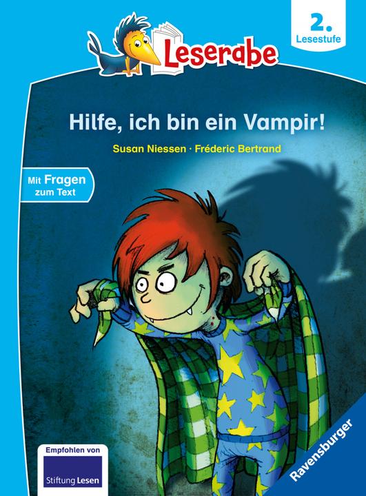Actual product image Ravensburger Hilfe, ich bin ein Vampir! - Leserabe 2. Klasse - Erstlesebuch für Kinder ab 7 Jahren (German, Susan Niessen, 2022)
